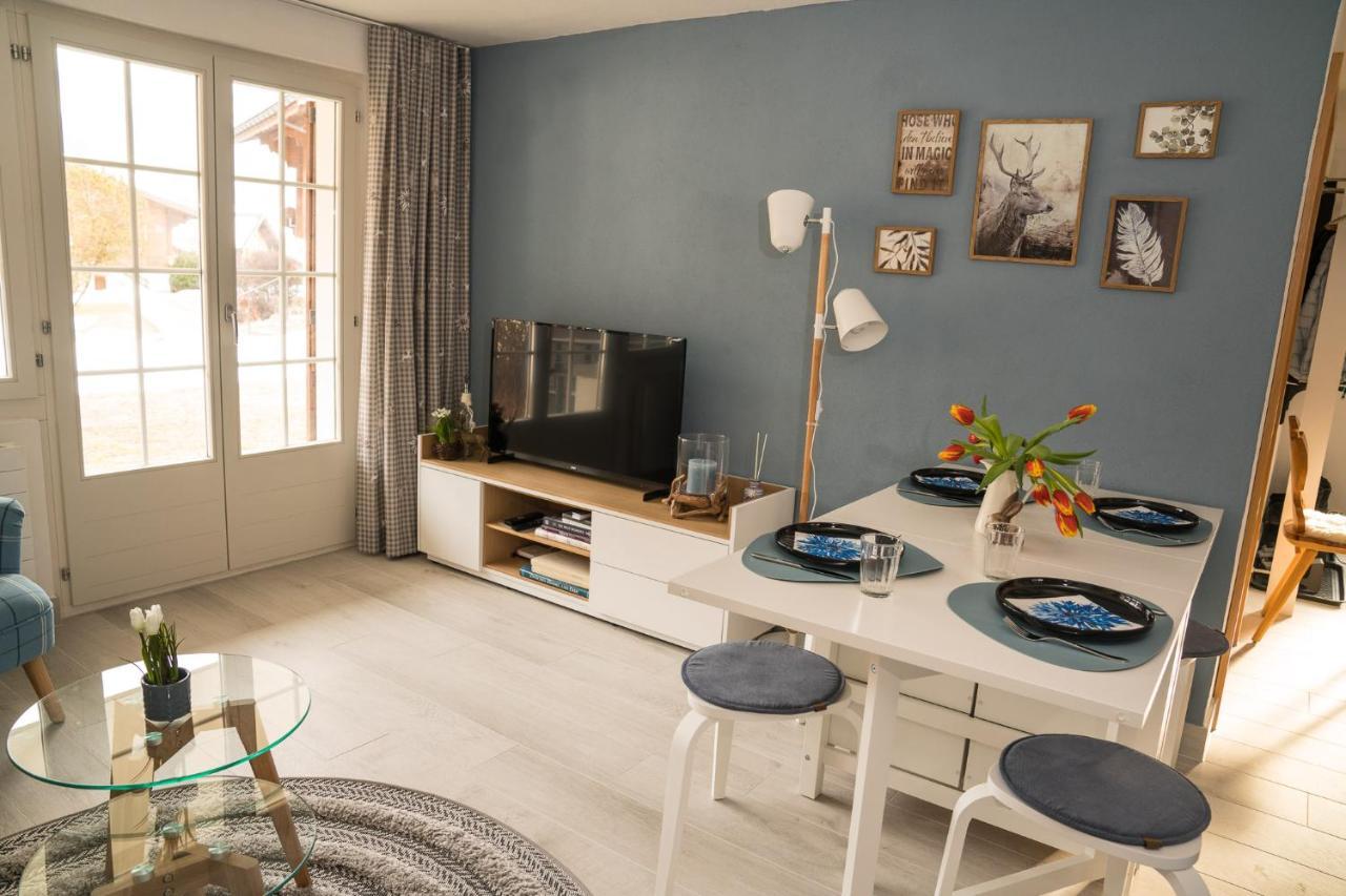 Chalet Spitzhorn - Your Peak Getaway - Private Terrasse & Gratis Parkplatz Gsteig Luaran gambar